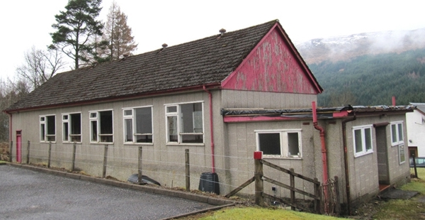 Bridge of Orchy Hall before restoration works